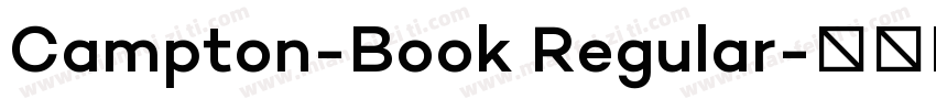 Campton-Book Regular字体转换